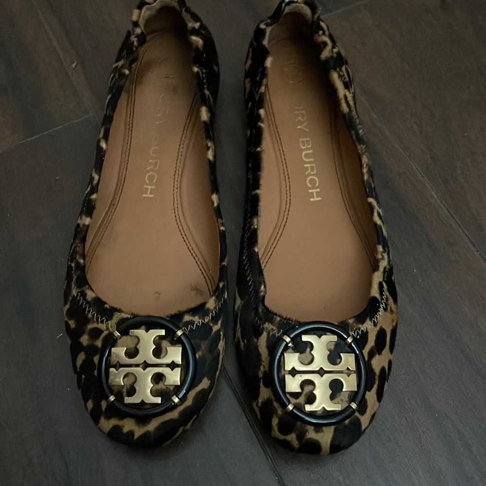 Tory Burch Calf hair flats